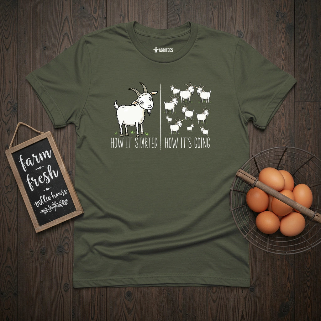 How It Started Goat T-Shirt