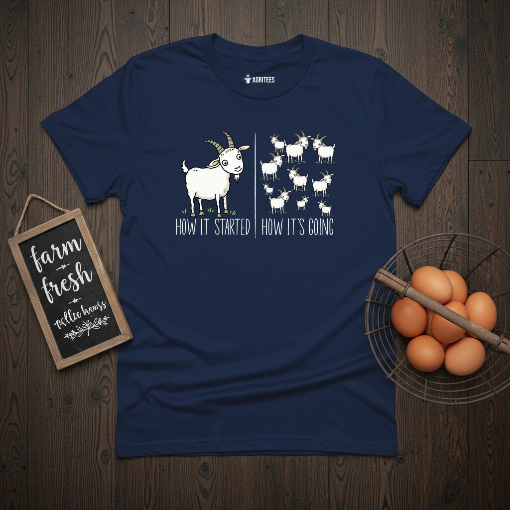 How It Started Goat T-Shirt