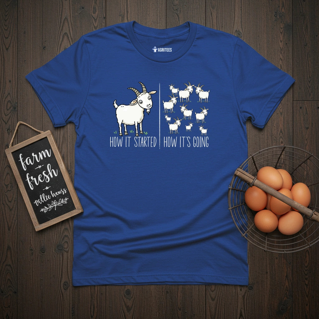 How It Started Goat T-Shirt