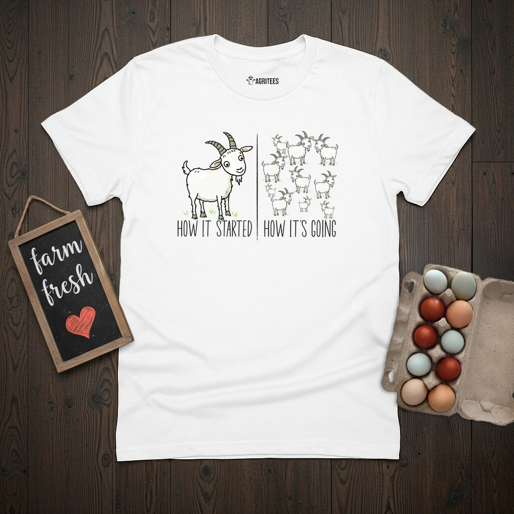 How It Started Goat T-Shirt