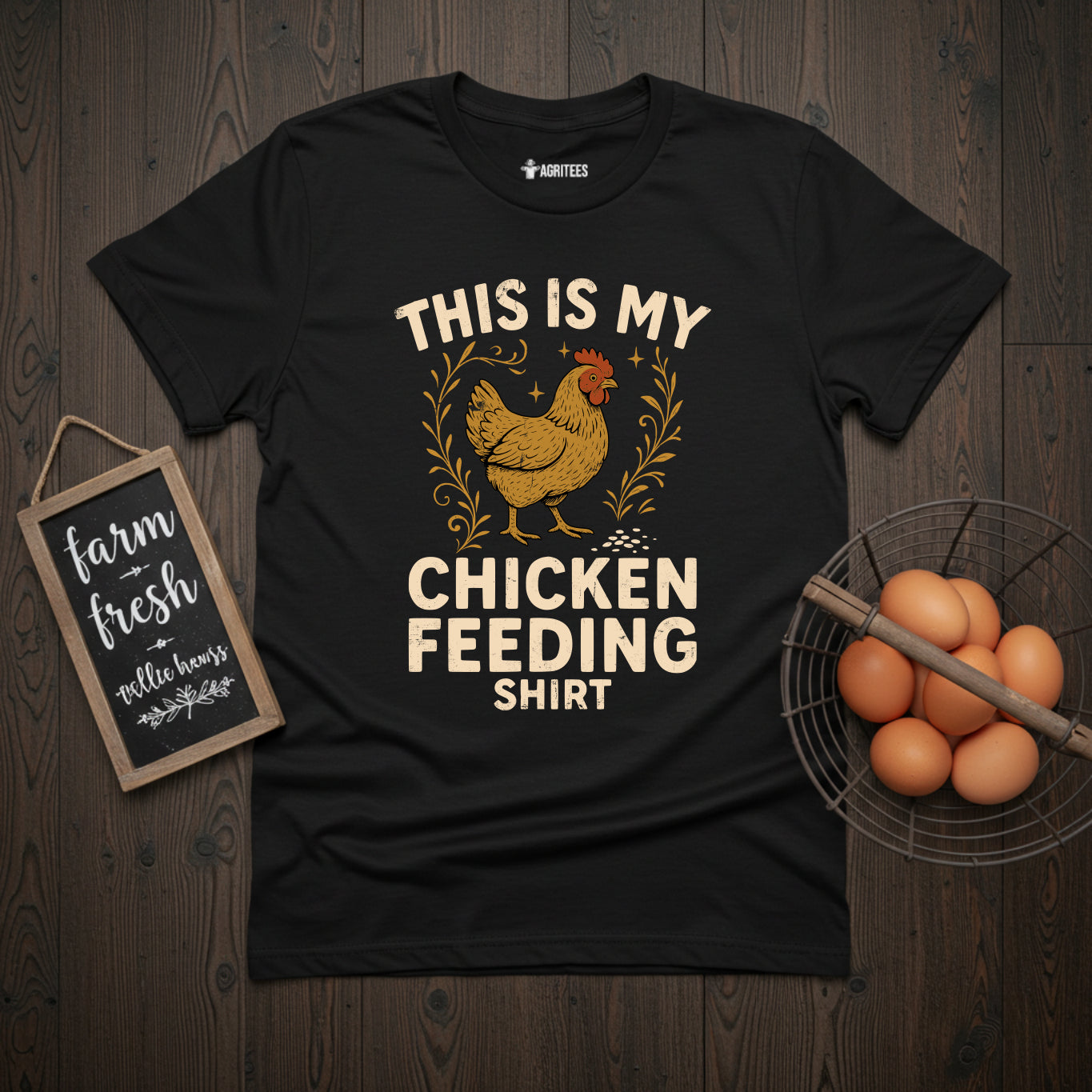Vintage This Is My Chicken Feeding Shirt T-Shirt