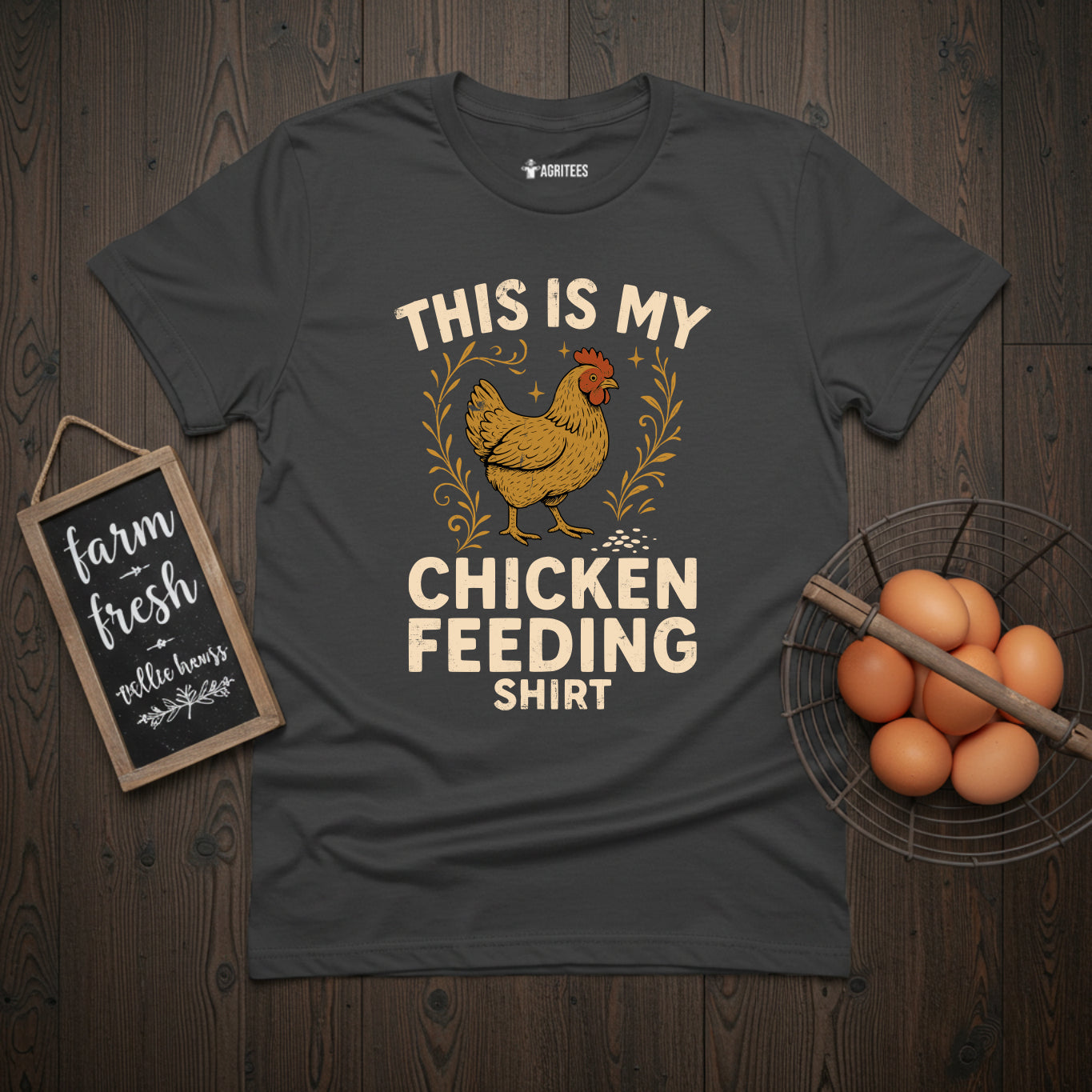 Vintage This Is My Chicken Feeding Shirt T-Shirt