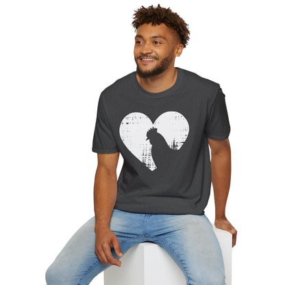 Hen Heart Chicken Lover T-Shirt