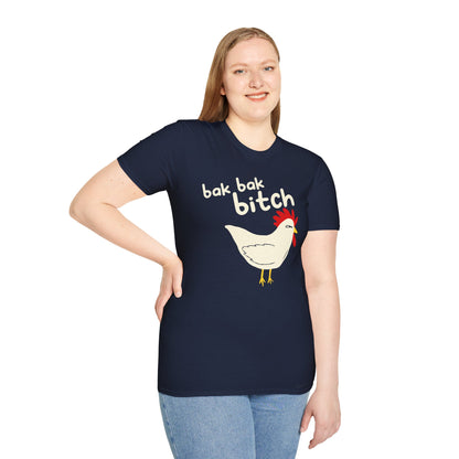 Bak Bak Bitch Funny Chicken T-Shirt