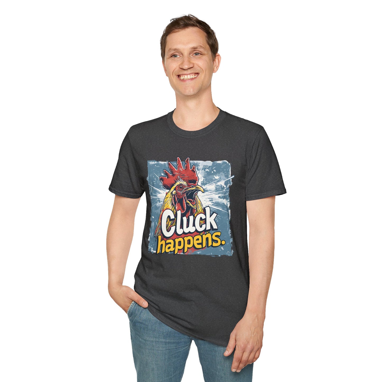 Cluck Happens Funny Rooster T-Shirt