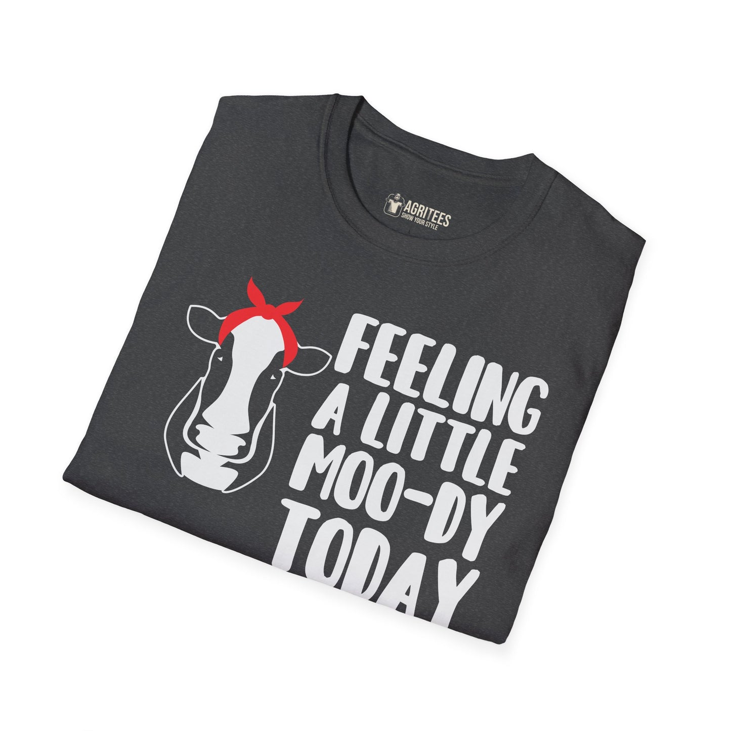 Feeling a Little Moo-dy Today Cow Lovers T-Shirt