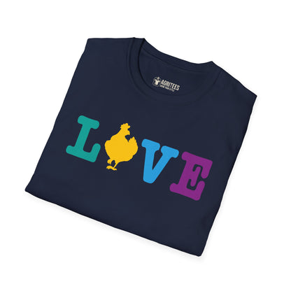 I Love Chickens Colorful T-Shirt