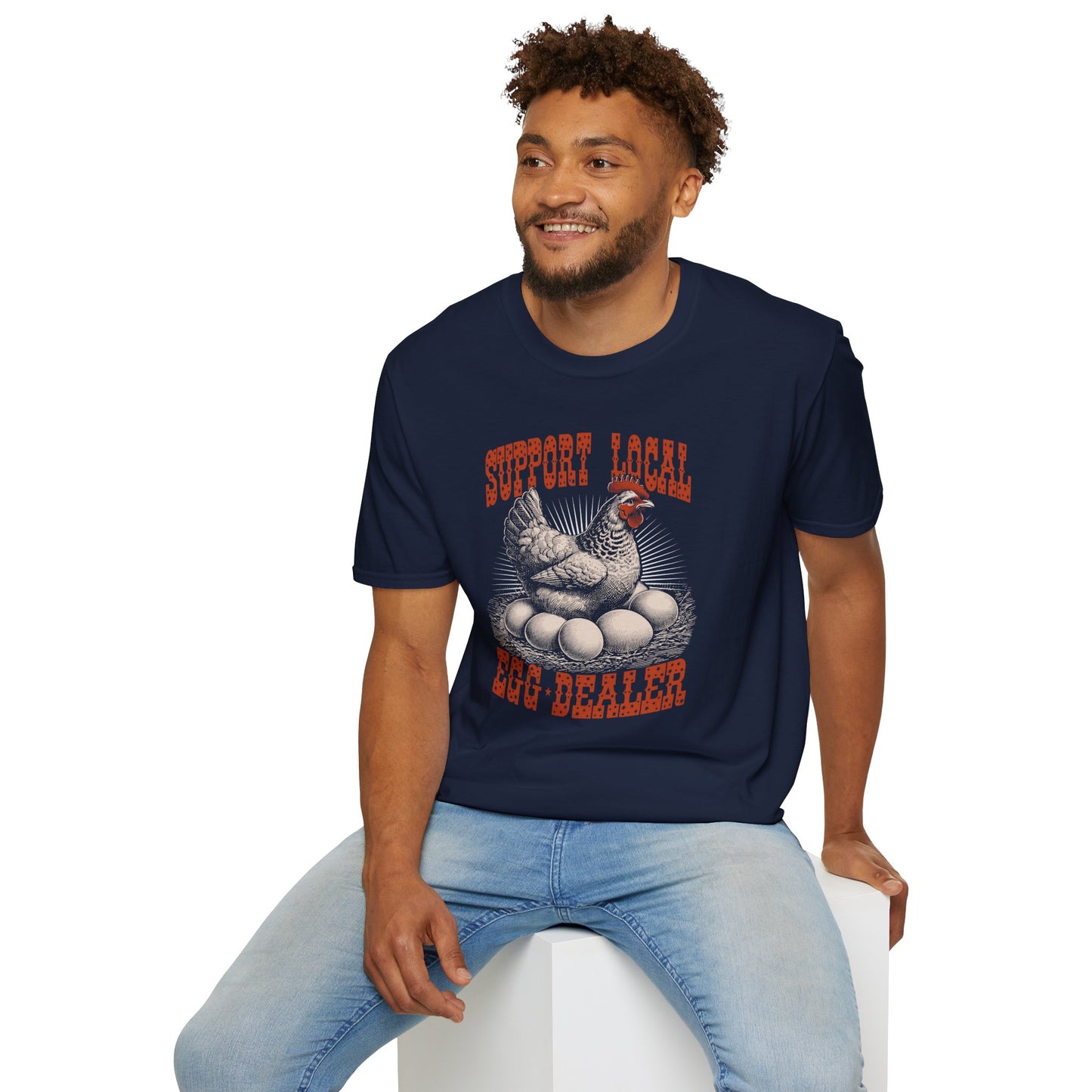 Support Local Egg Dealer Western Hen T-Shirt