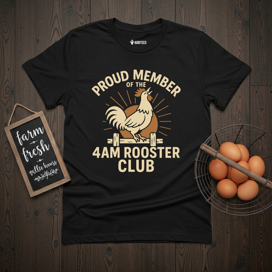 4AM Rooster Club T-Shirt