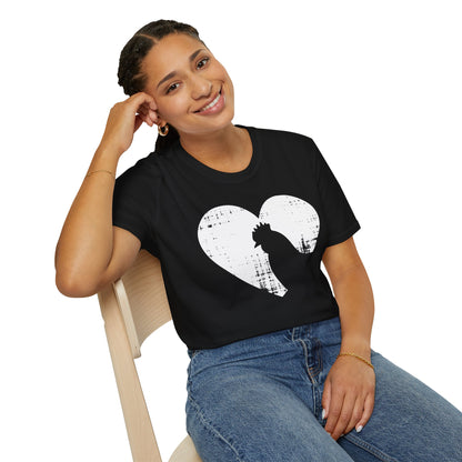 Hen Heart Chicken Lover T-Shirt