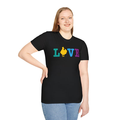 I Love Chickens Colorful T-Shirt