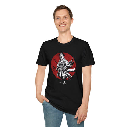 Asian Samurai Rooster Warrior T-Shirt