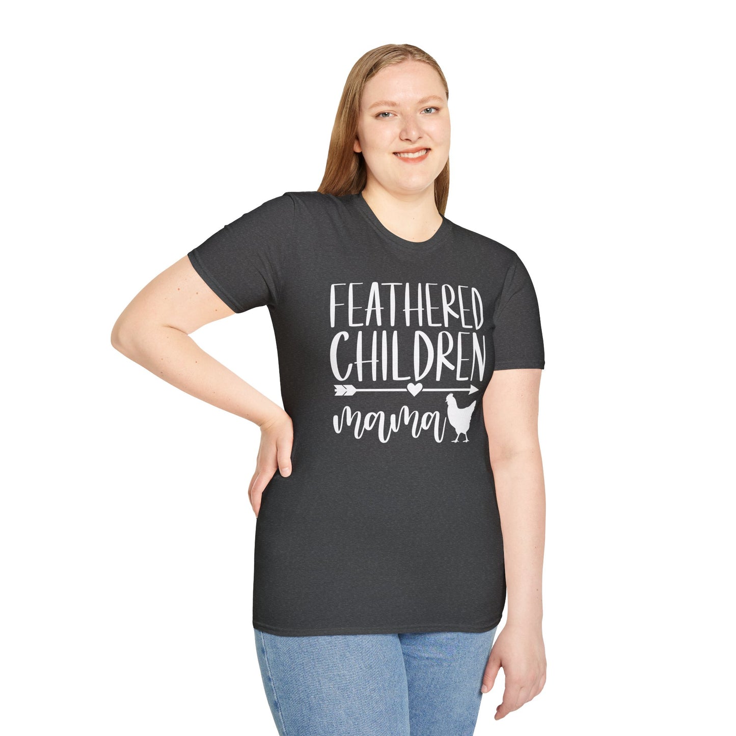 Feathered Children Mama T-Shirt. Funny Mother's day Gift