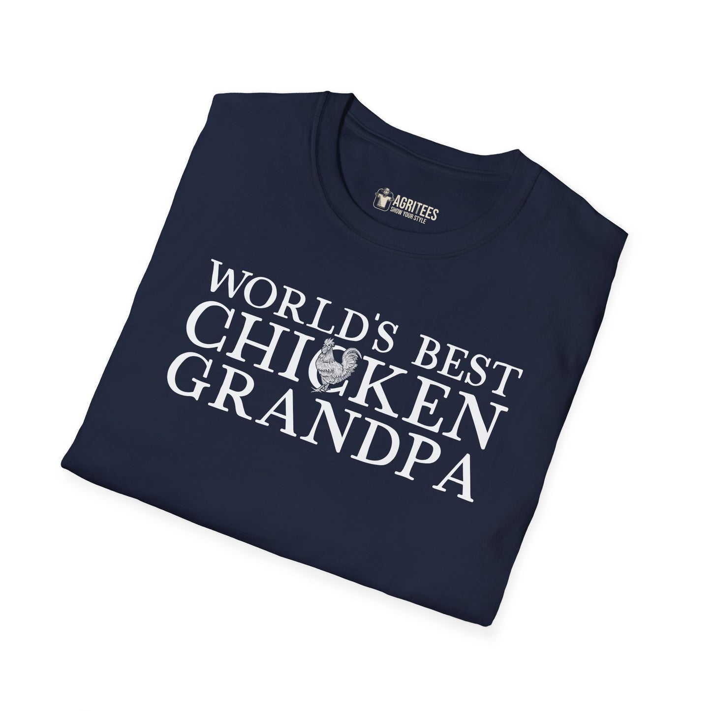 World's Best Chicken Grandpa Rooster T-Shirt