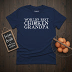 World's Best Chicken Grandpa Rooster T-Shirt