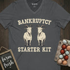 Bankruptcy Goat V-Neck