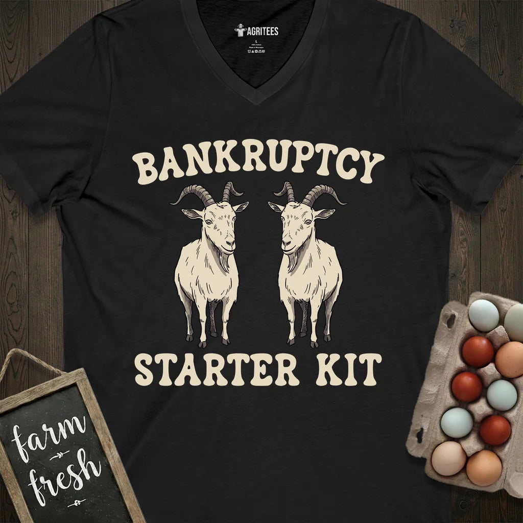 Bankruptcy Goat V-Neck