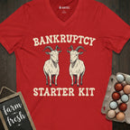 Bankruptcy Goat V-Neck