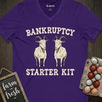 Bankruptcy Goat V-Neck