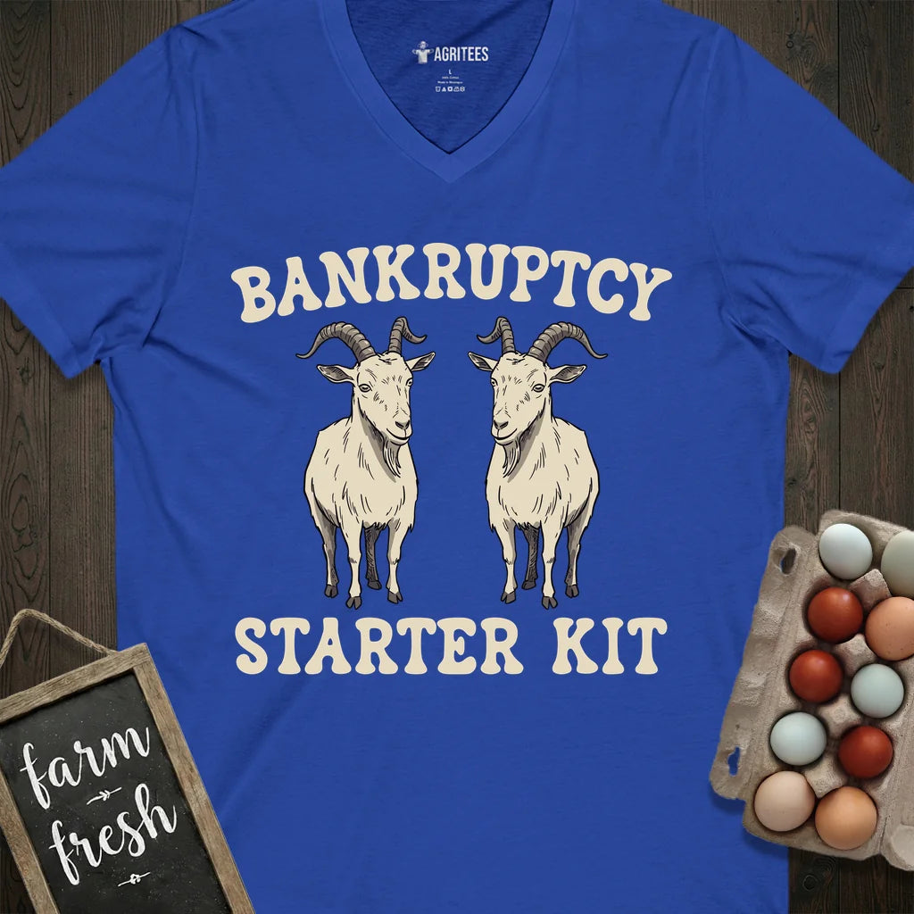Bankruptcy Goat V-Neck