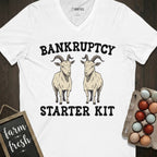 Bankruptcy Goat V-Neck