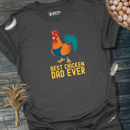 Best Chicken Dad Ever Funny Rooster T-Shirt