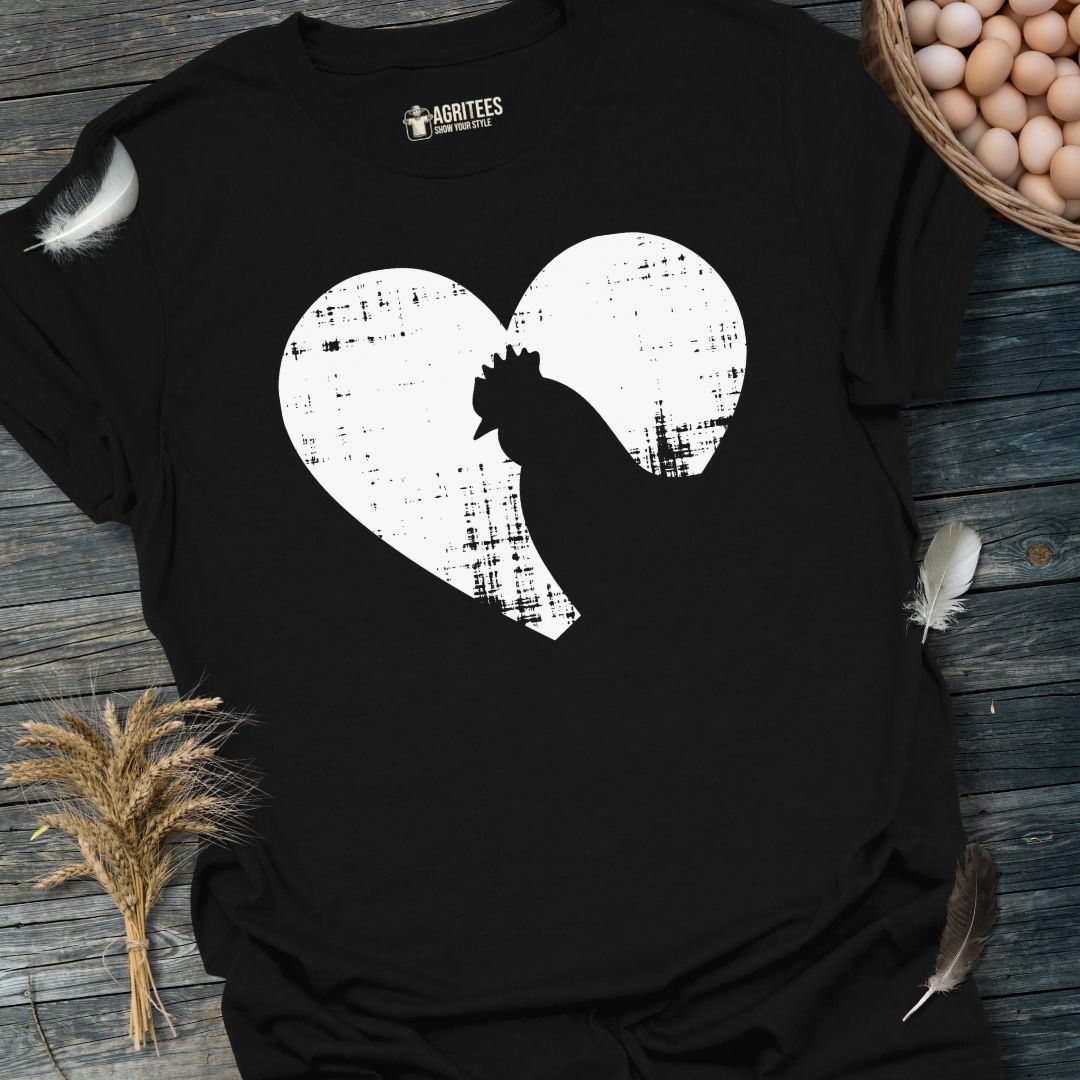 Hen Heart Chicken Lover T-Shirt