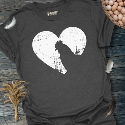 Hen Heart Chicken Lover T-Shirt