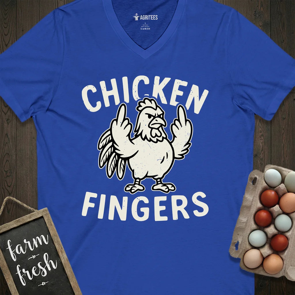 Chicken Fingers V-Neck