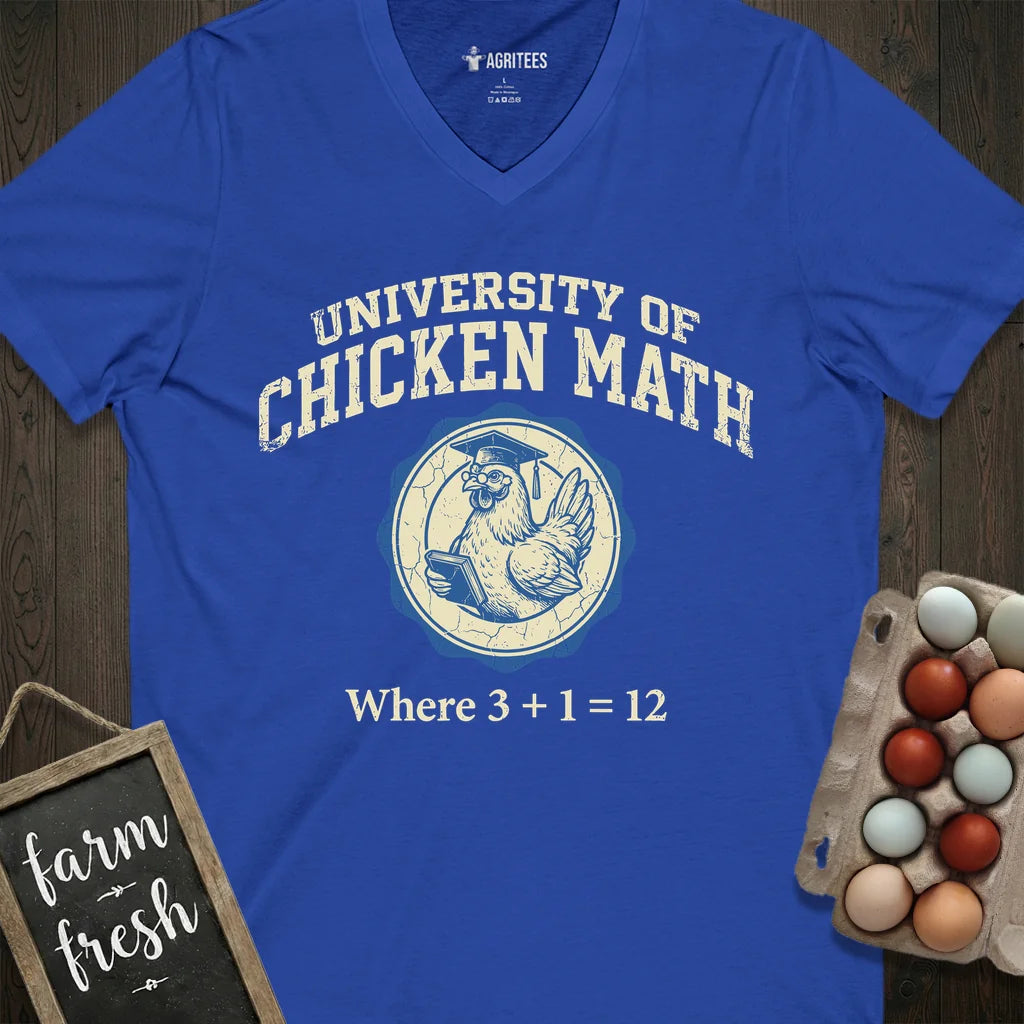 University of Chicken Math V-Neck