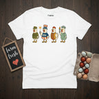 Patriotic Chickens 4th Of July T-Shirt