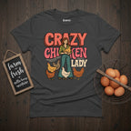 Crazy Chicken Lady Groovy T-Shirt