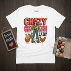 Crazy Chicken Lady Groovy T-Shirt