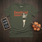 Emotional Support Chicken Pinup T-Shirt