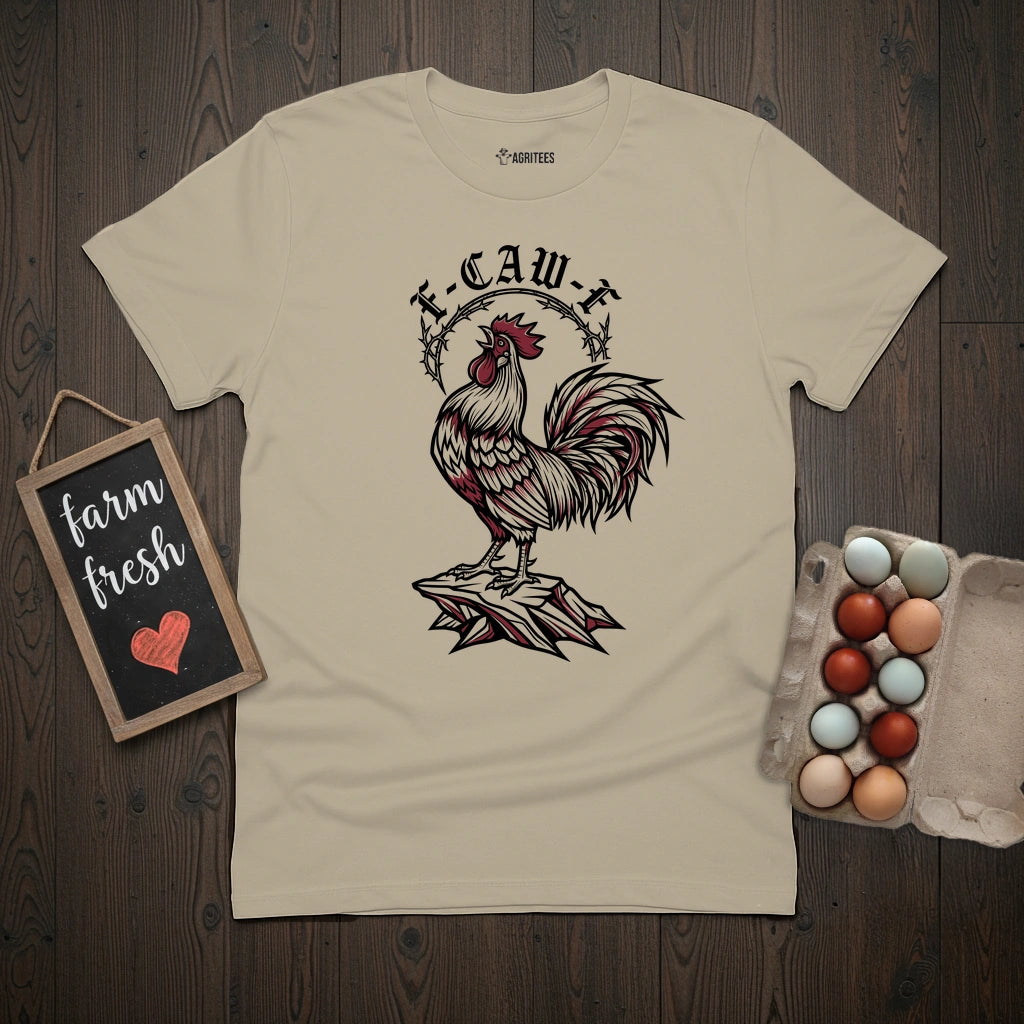 F-Caw-F Goth Chicken T-Shirt