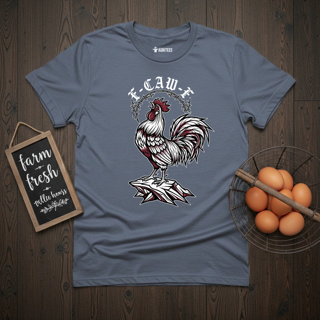 F-Caw-F Goth Chicken T-Shirt