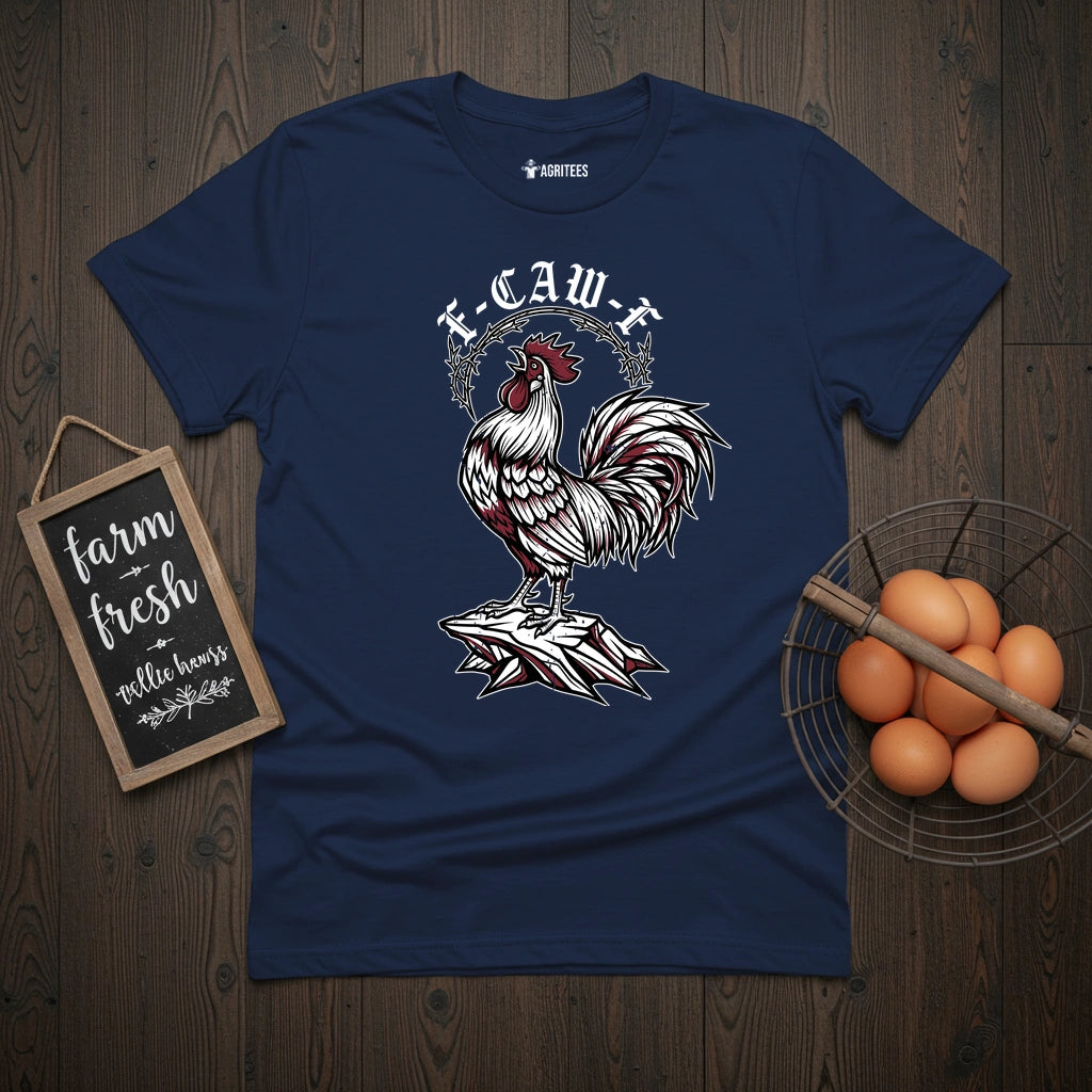 F-Caw-F Goth Chicken T-Shirt