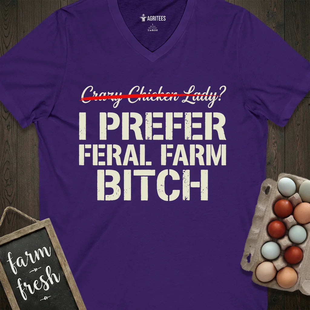 Feral Farm Bitch V-Neck