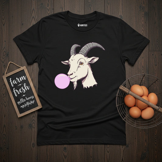 Goat with Bubble Gum T-Shirt