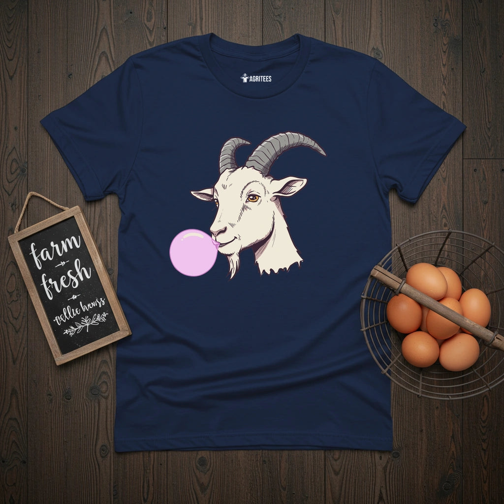 Goat with Bubble Gum T-Shirt