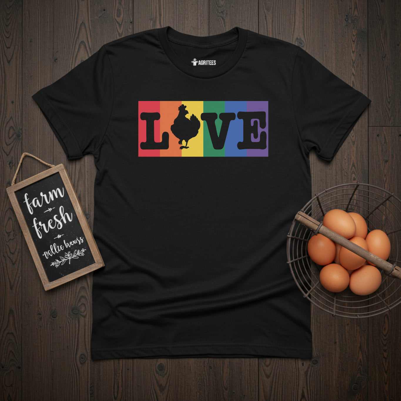LGBT Supporter Chicken Lover T-Shirt