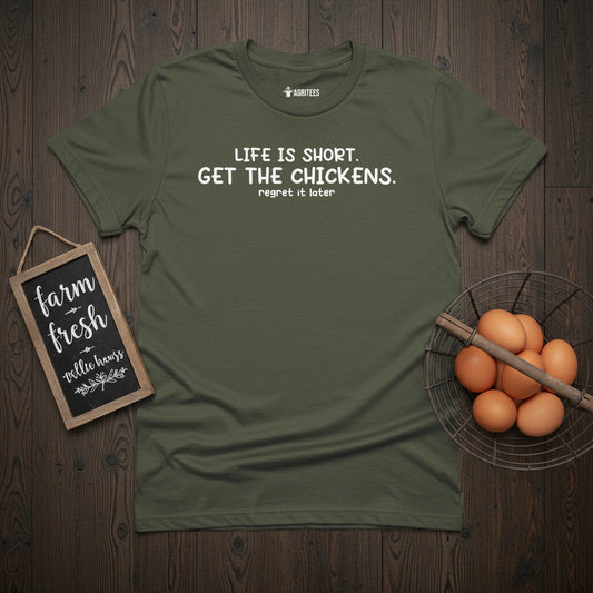 Life is Short Chicken T-Shirt