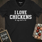 Love Chickens Say Fuck V-Neck