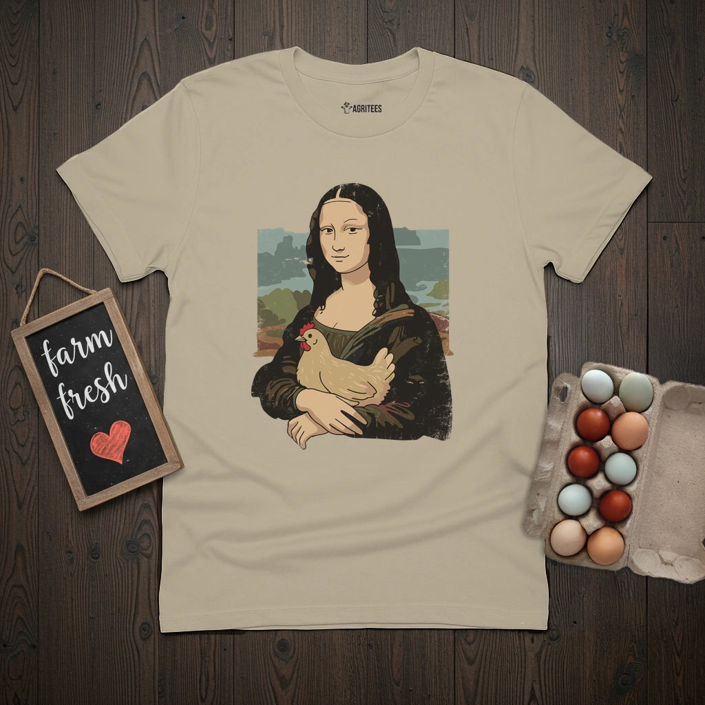 Mona Lisa Chicken T-Shirt