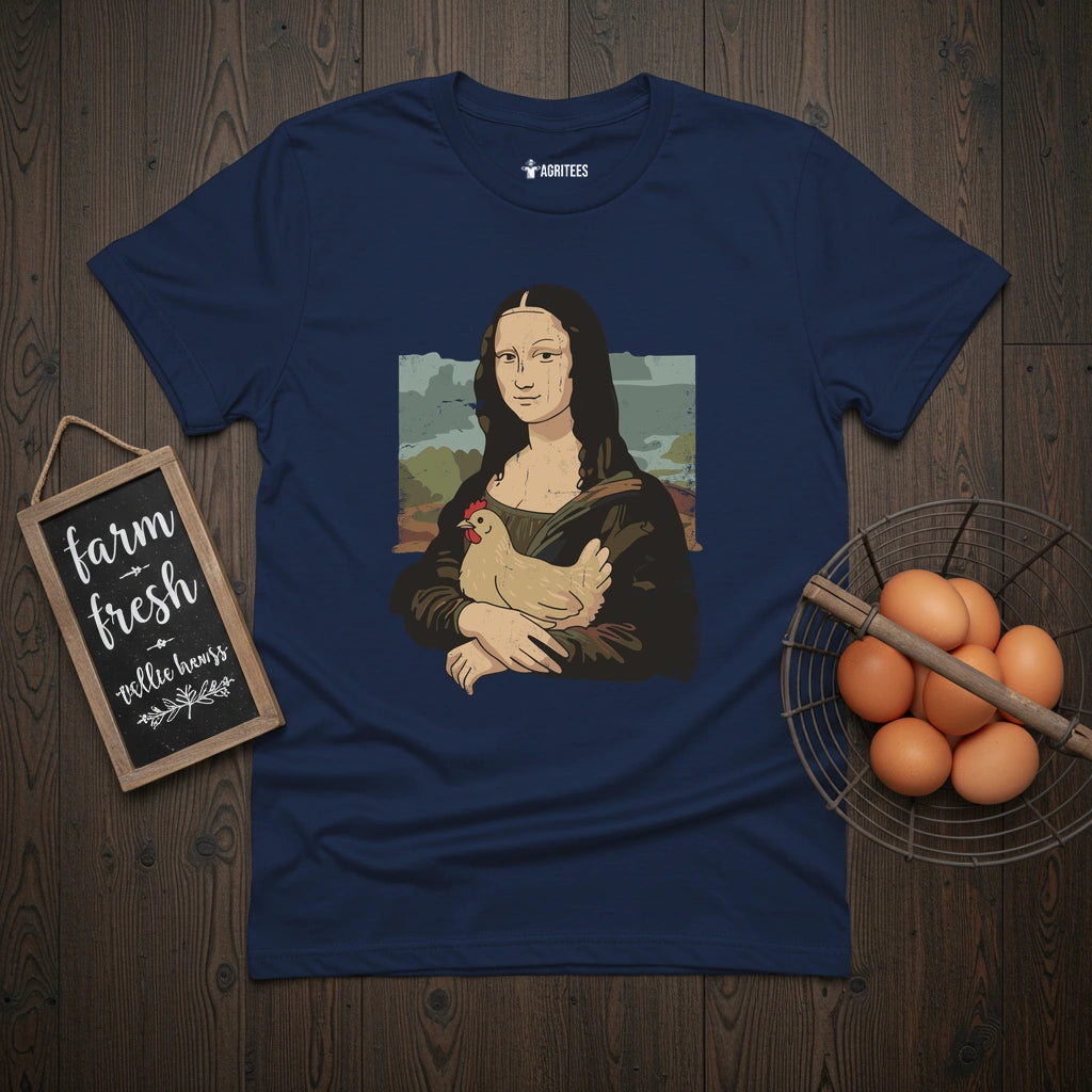 Mona Lisa Chicken T-Shirt
