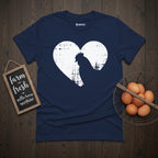 Hen Heart Chicken Lover T-Shirt