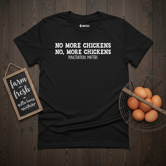 Punctuation Matters Chicken T-Shirt