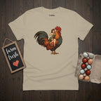Pin-up Girl on a Rooster T-Shirt