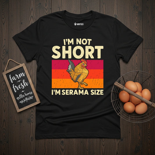 Retro Serama Size Chicken T-Shirt