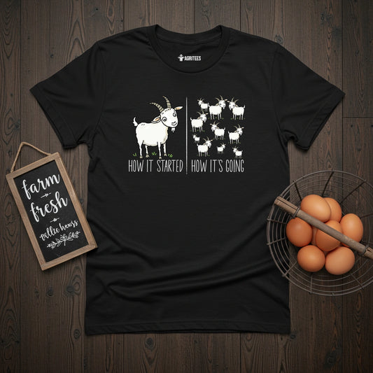 How It Started Goat T-Shirt